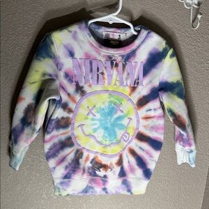 Nirvana Kids Tie-Dye Sweatshirt size 3